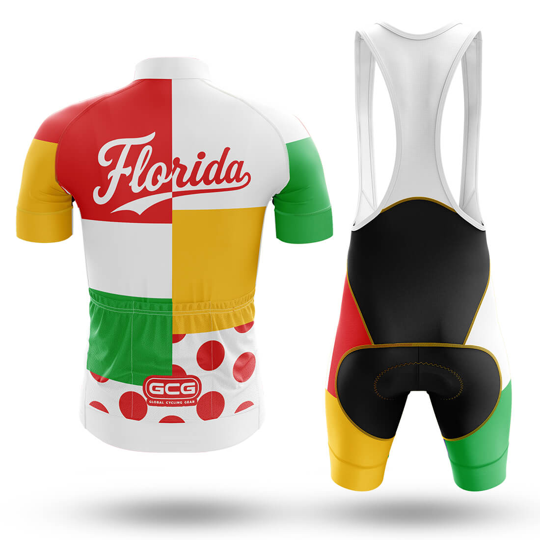 Florida 1985 Grand Tour Inspired Men's Cycling Jersey - Men's Cycling Kit